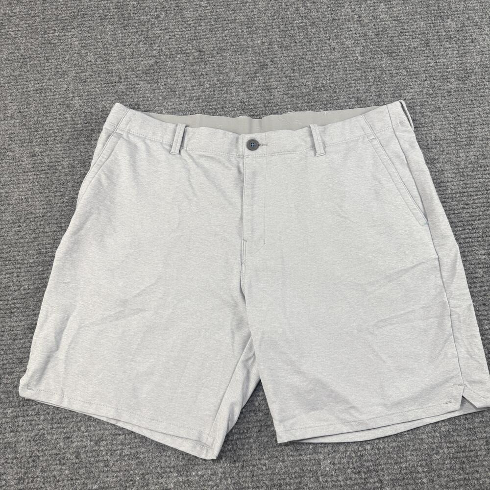 Tommy Bahama Shorts Mens 40 Gray Performance Golf Stretch Casual Marlin Logo
